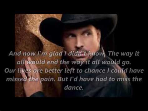 the dance lyrics garth brooks meaning: What does the phrase dancing in the rain symbolize within Garth Brooks' lyrical universe?